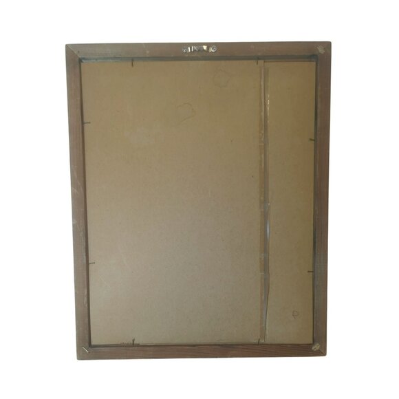 Vintage Kachina Doll Eagle Crewel Embroidery Wall Art Handcrafted Framed - Picture 2 of 9